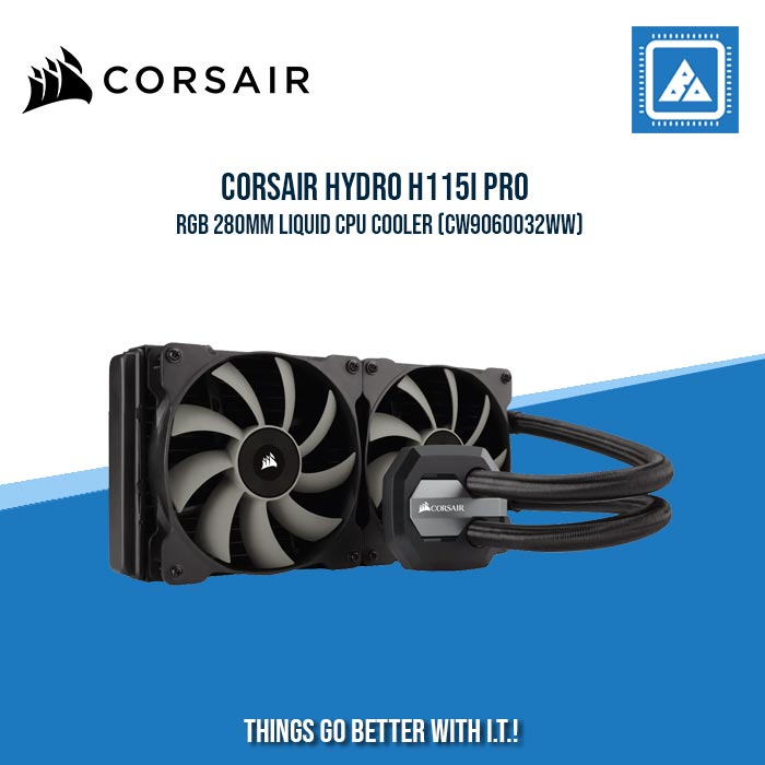 CORSAIR HYDRO H115I PRO RGB 280MM LIQUID CPU COOLER (CW9060032WW) CORSAIR HYDRO H115I PRO RGB 280MM LIQUID CPU COOLER (CW9060032WW)